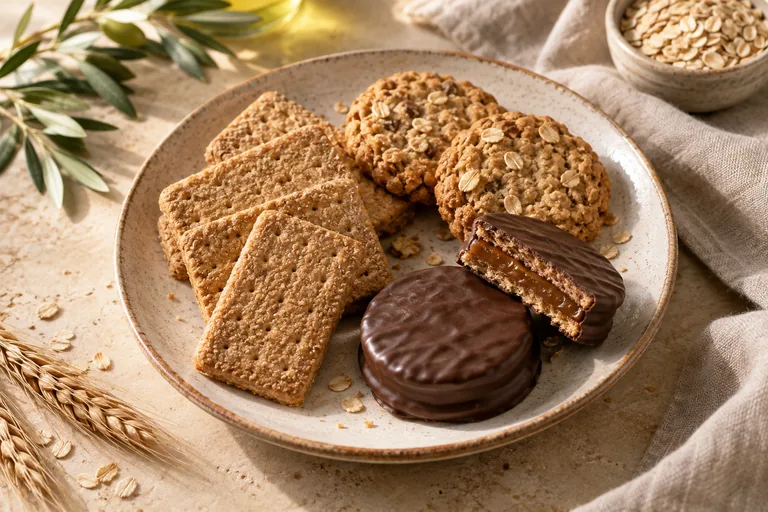 Selección ilustrativa de productos con gluten