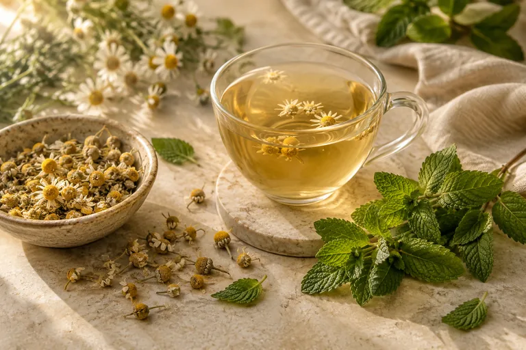 Selección ilustrativa de hierbas medicinales